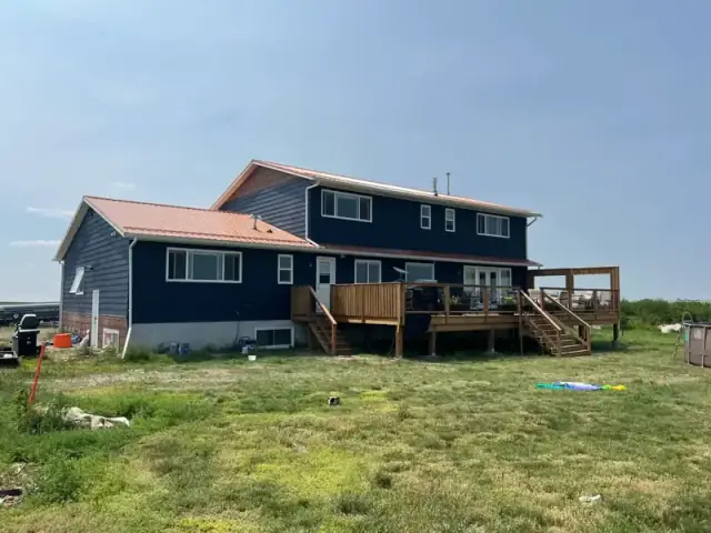 Completed Calgary exterior house painting transformation