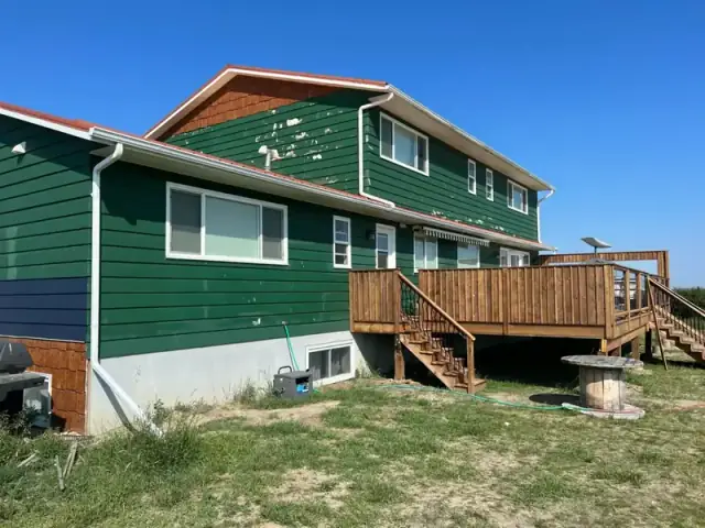Calgary home exterior before professional repainting
