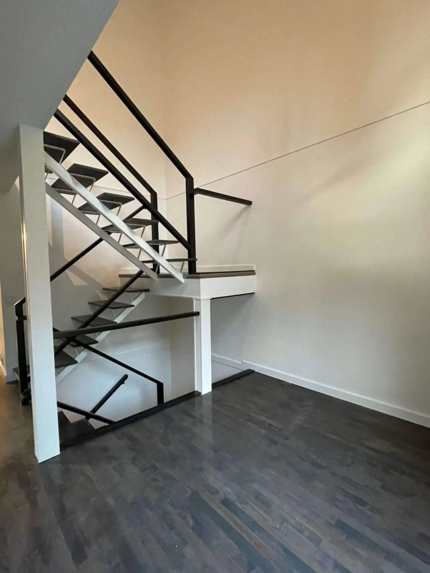 Detailed interior painting preparation in a Calgary home
