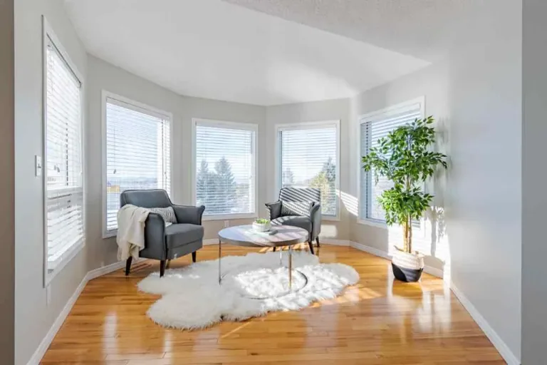 Finished sunroom from the same Calgary interior painting project